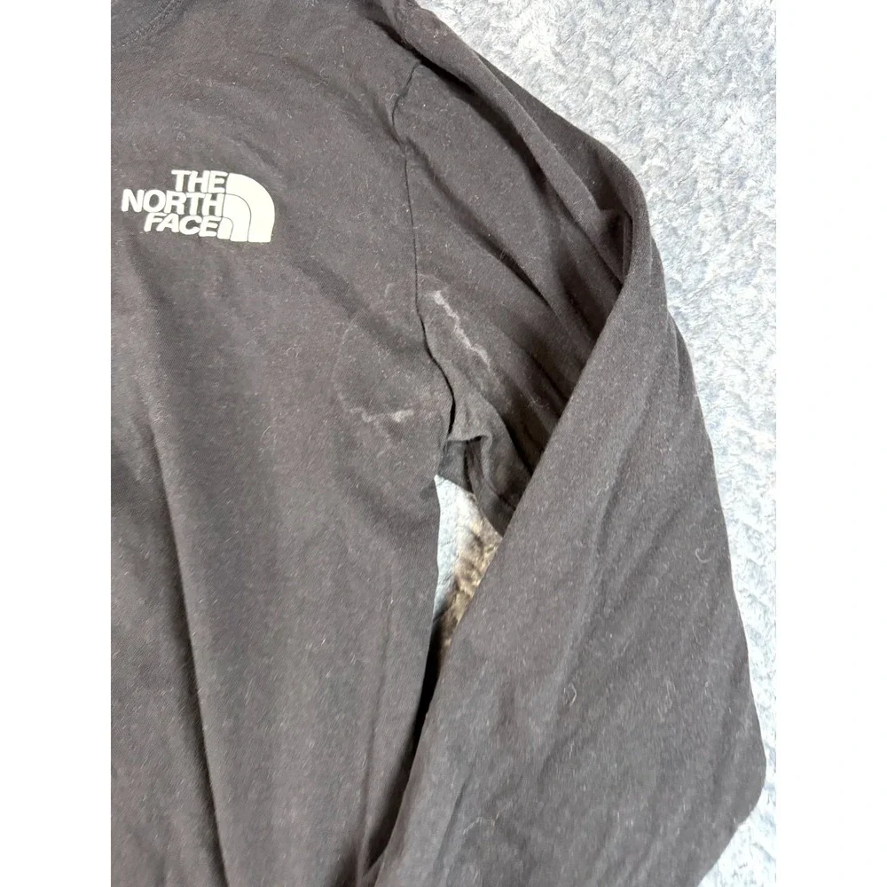 The North Face T Shirt Mens‎ Large Black Cotton Never Stop Exploring Crewneck